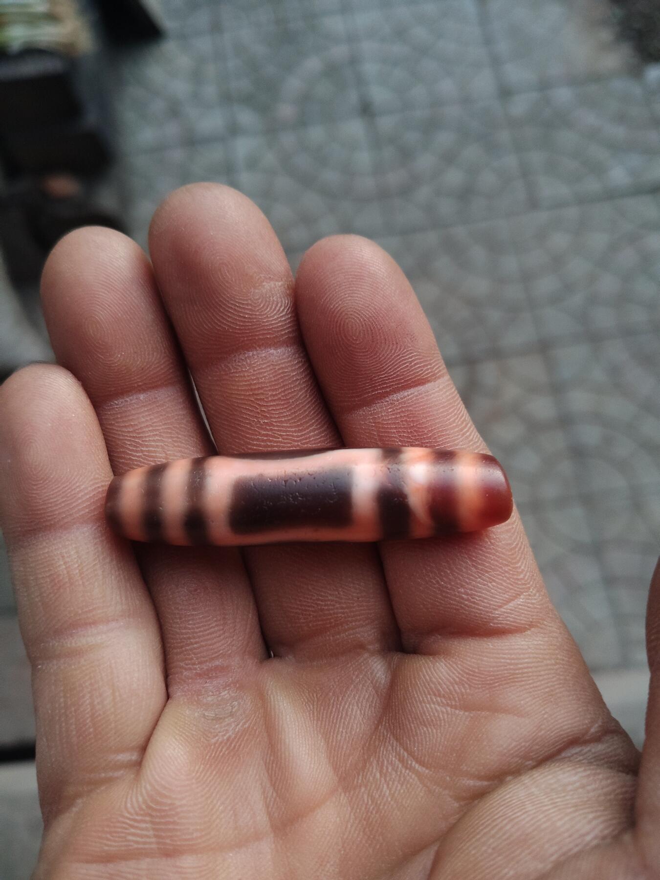 精品天珠专场 红肉一眼天地天珠