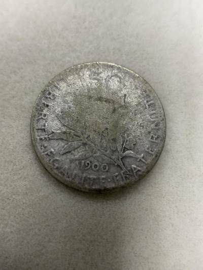 康怡轩钱币【世界各国流通币专场】第312期  - 1900 法国 50分 银币