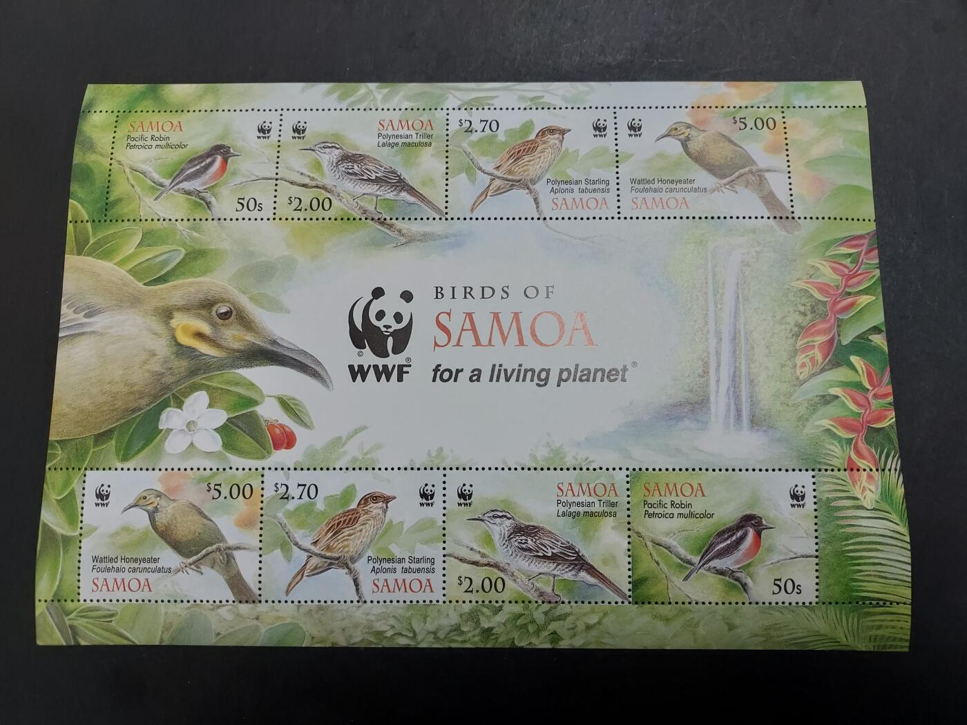 理想集藏/博彦收藏 12月21日邮票专场 Samoa WWF 型张 全新