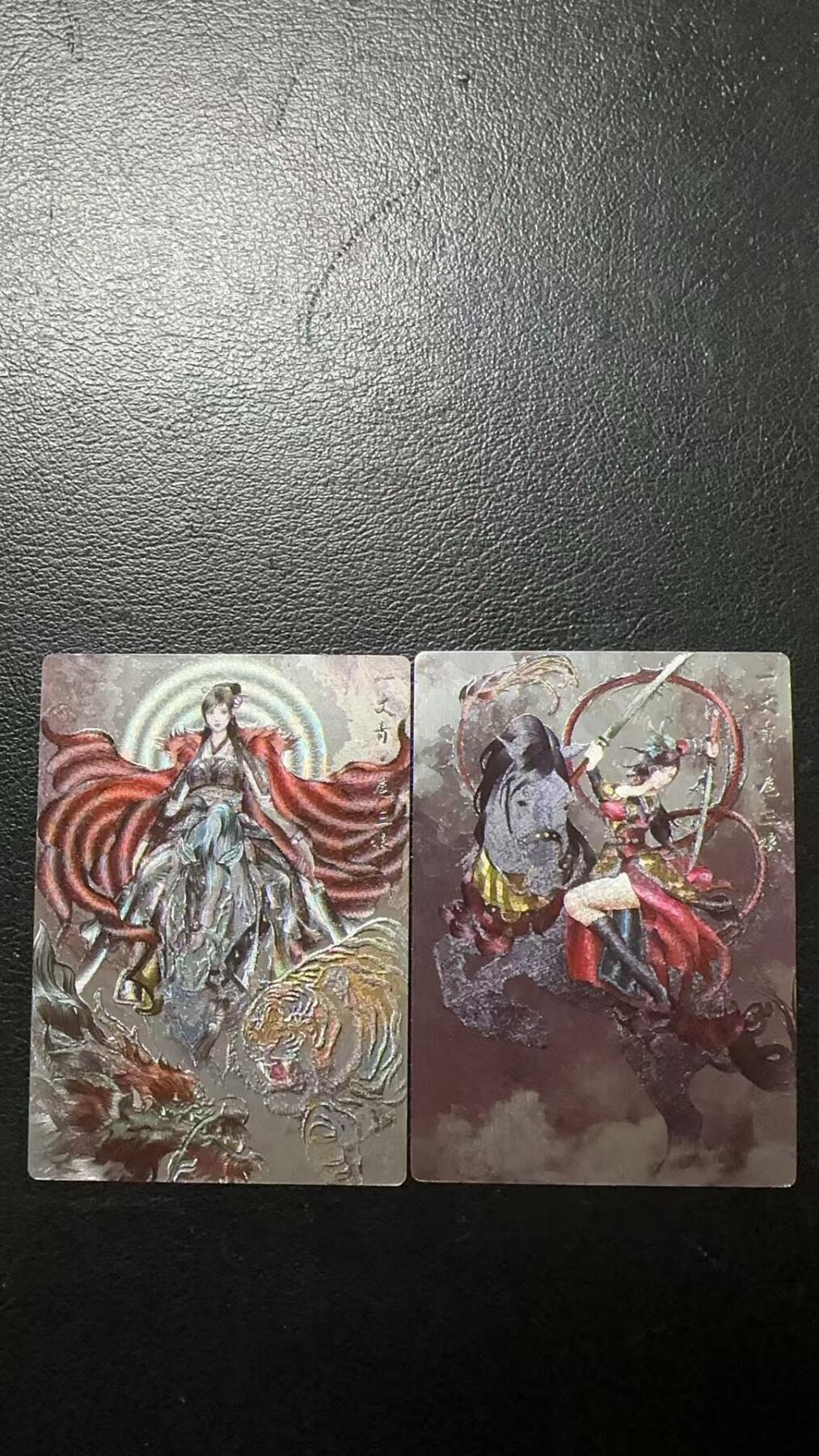 烈阳汘夜专场二（固定周六晚上8点截拍，持续收拍品，进群福利早知道） 卡德曼&张建东盲盒水浒 特三娘＋基础三娘 墨色/粗闪 限编87，20/99