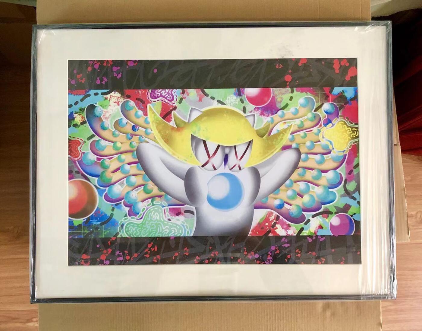 零元拍：OWSON GAGA 系列作品装饰画，已做装裱 合金相框尺寸40X52CM。因展品出展，镜框或亚克力可能有轻微划痕，介意勿拍