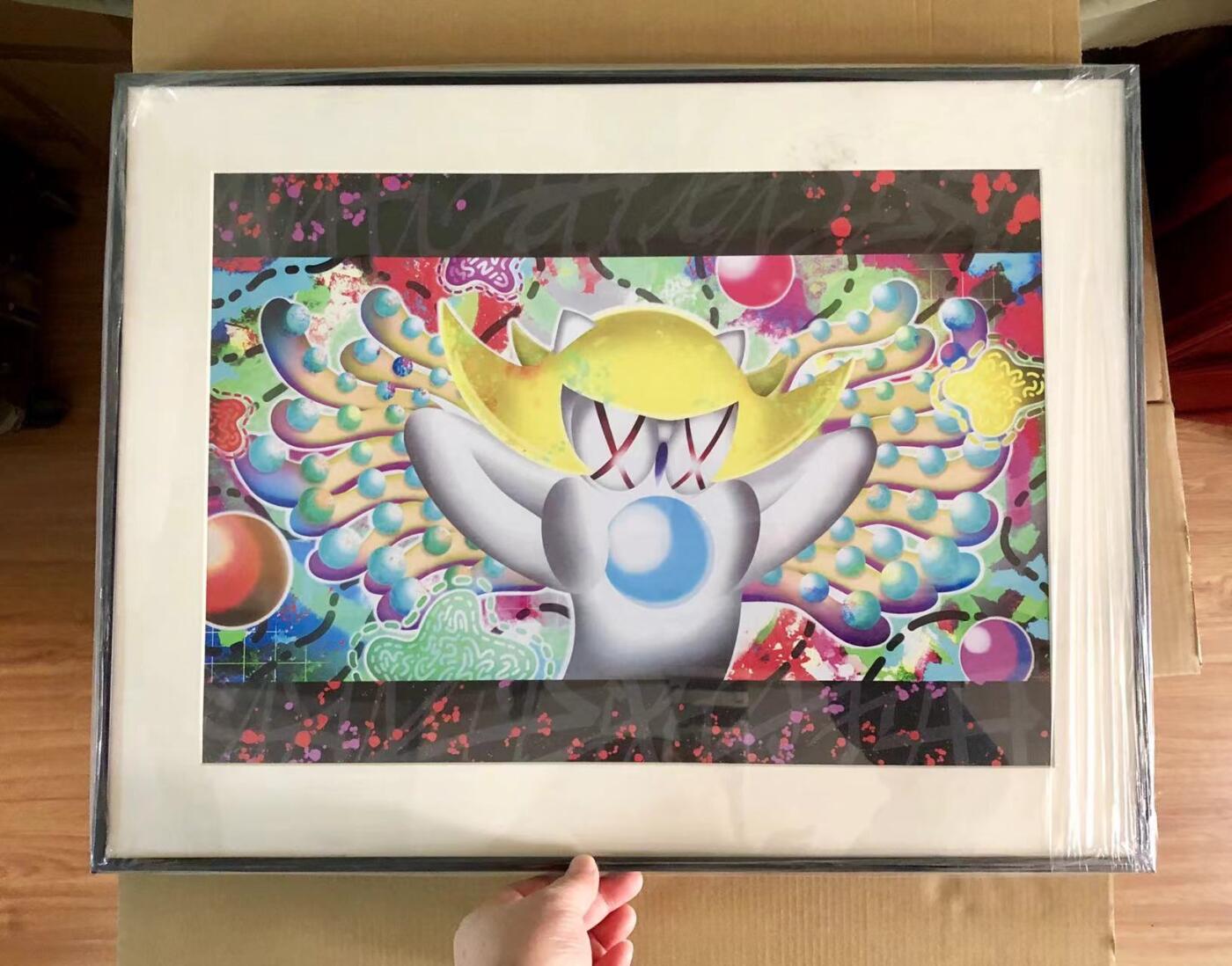 零元拍：OWSON GAGA 系列作品装饰画，已做装裱 合金相框尺寸40X52CM。因展品出展，镜框或亚克力可能有轻微划痕，介意勿拍