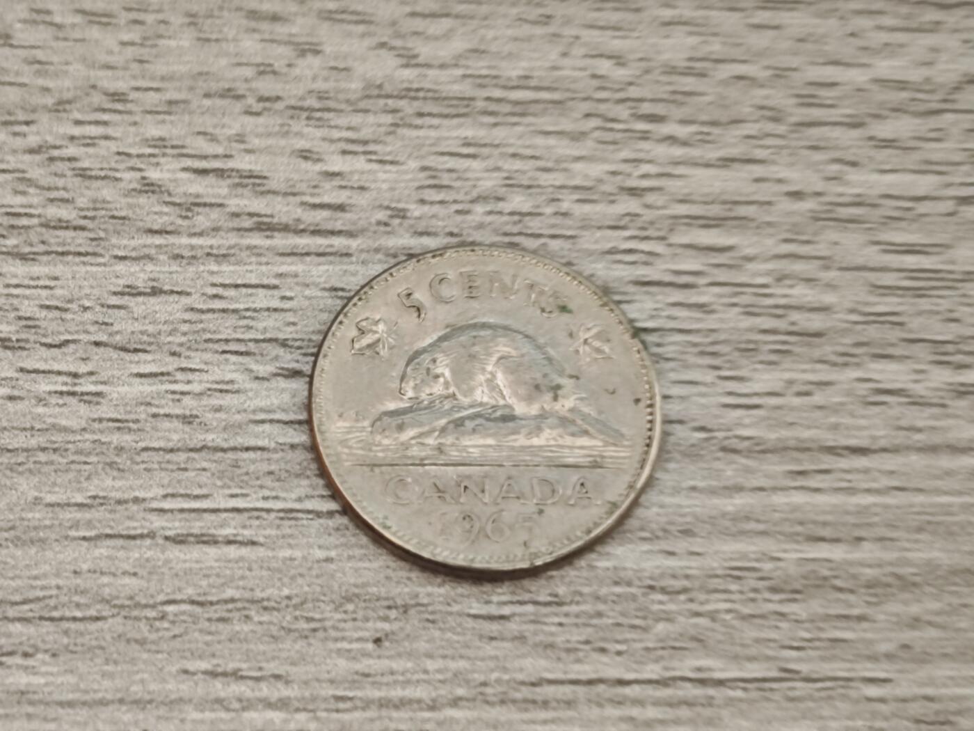 第十八期，散币专场（有佣金一元，满五十包邮可寄存） 加拿大五分硬币1965