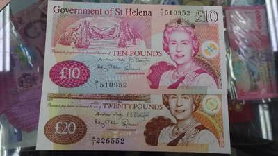 【世界钱币】精选微拍第158期暨2024年第70期～近百款尾货低价起拍 2012年圣赫勒拿10+20镑 全新绝品无47尾二同号52