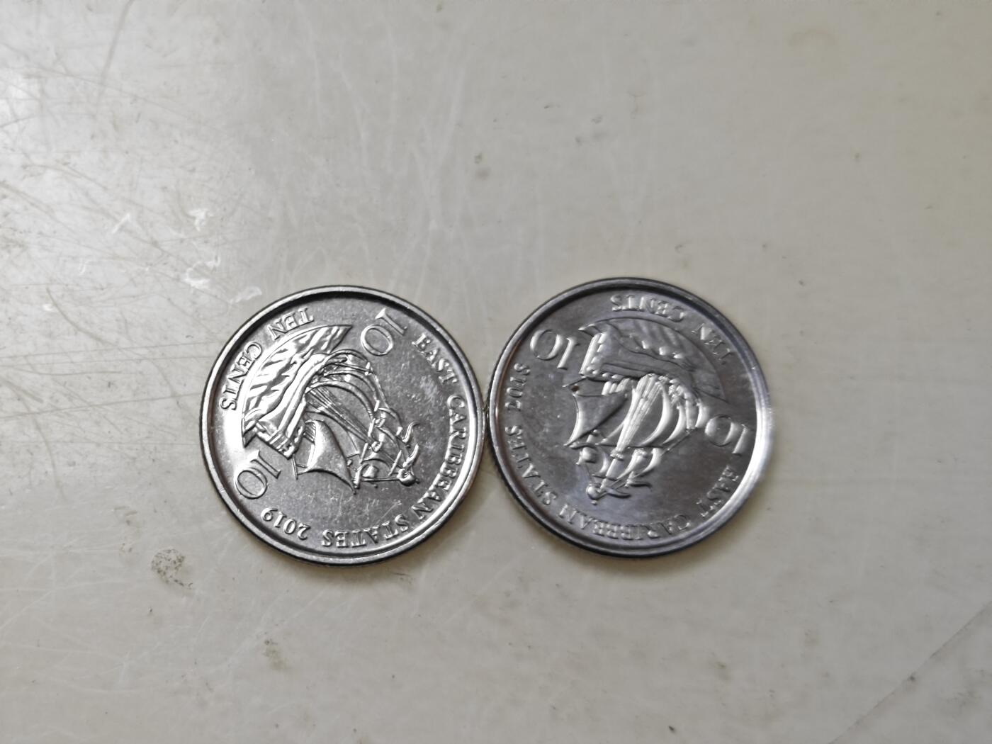 第十九期 英系散币小专场（满五十包邮，可寄存，有佣金） 英系帆船十分两枚