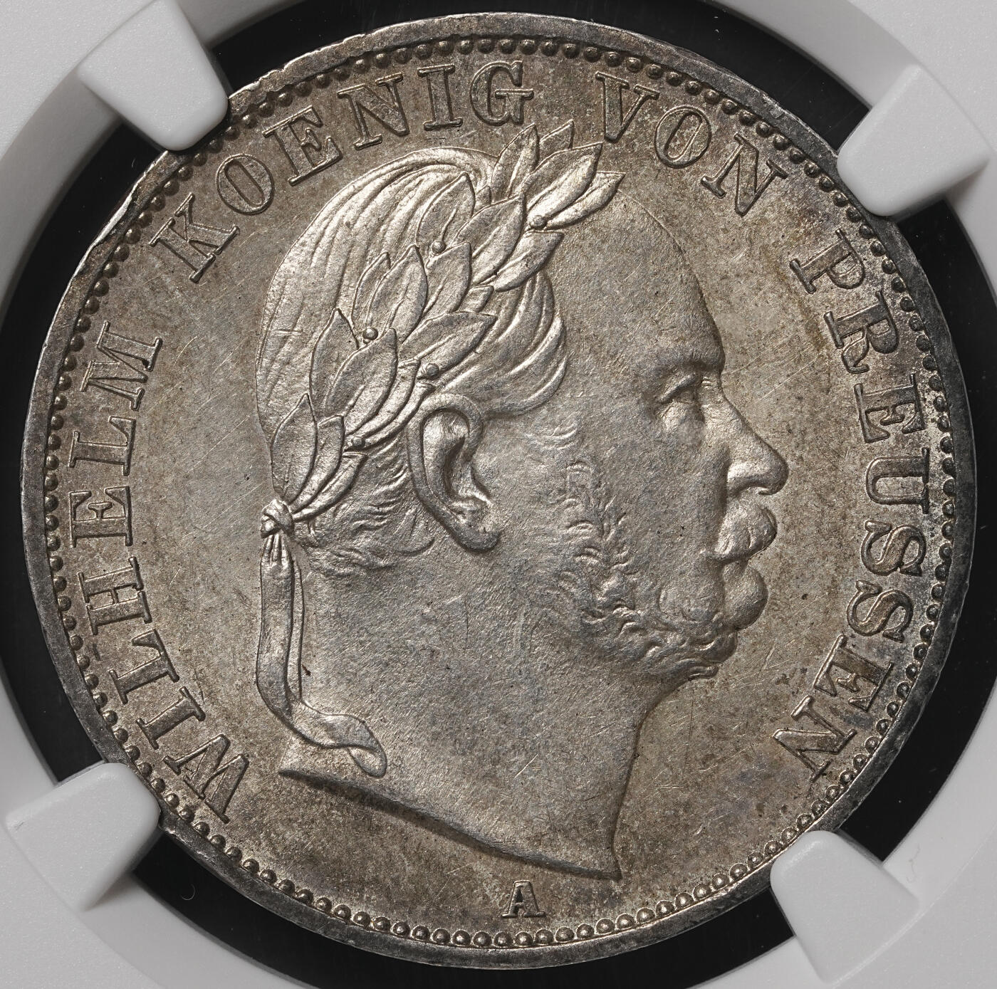 修遠堂世界钱币第五十一期 全场包邮 NGC MS63 1866年普鲁士-普奥战争胜利1泰勒银币