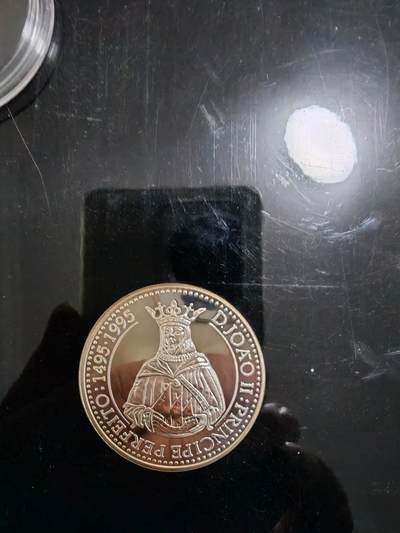长老汇龙年精选第三十八场拍卖 - 1995葡萄牙大航海若昂二世200埃斯库多斯精制银币，24.5克925银