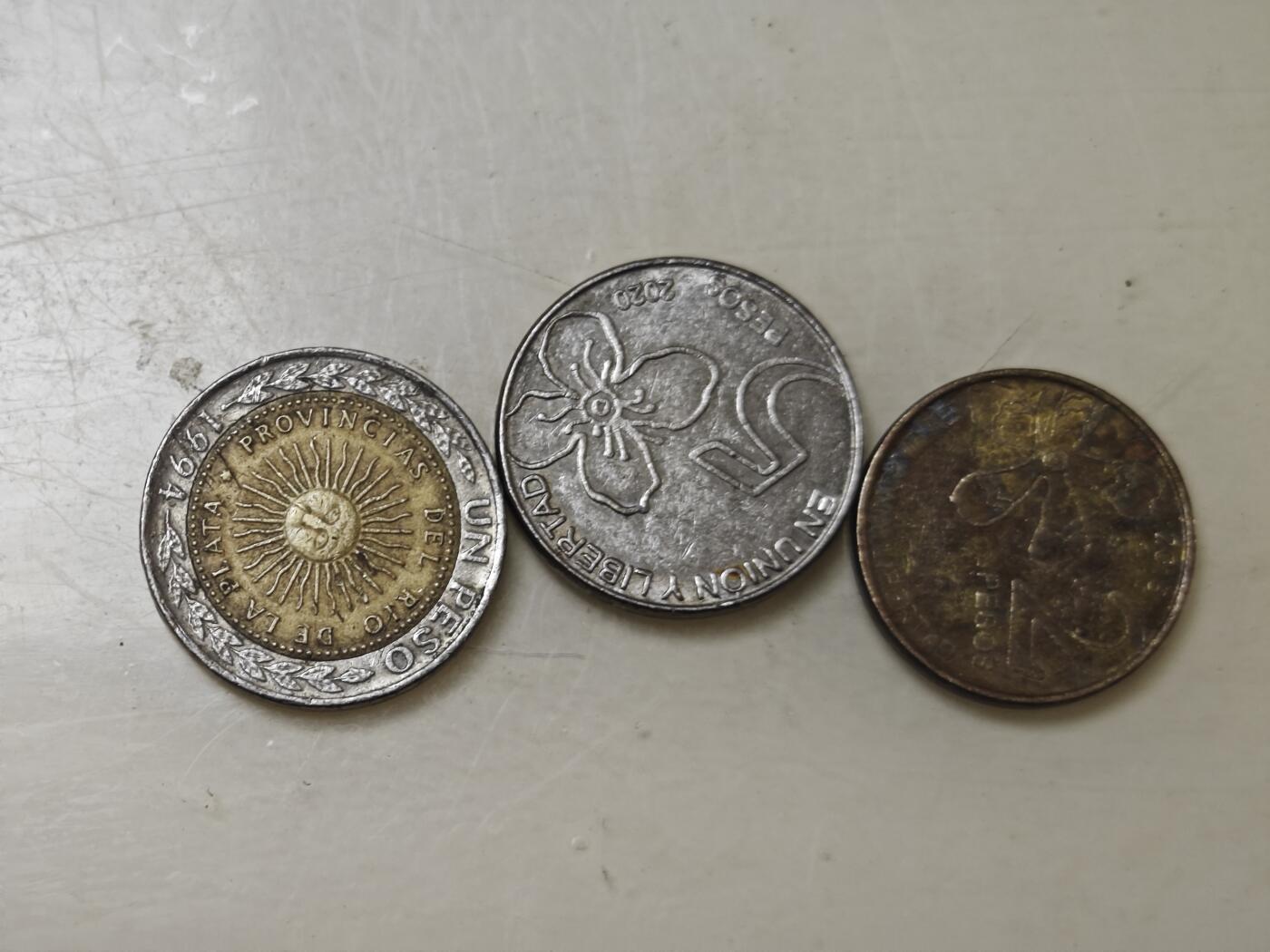 第十九期 英系散币小专场（满五十包邮，可寄存，有佣金） 阿根廷散币三枚