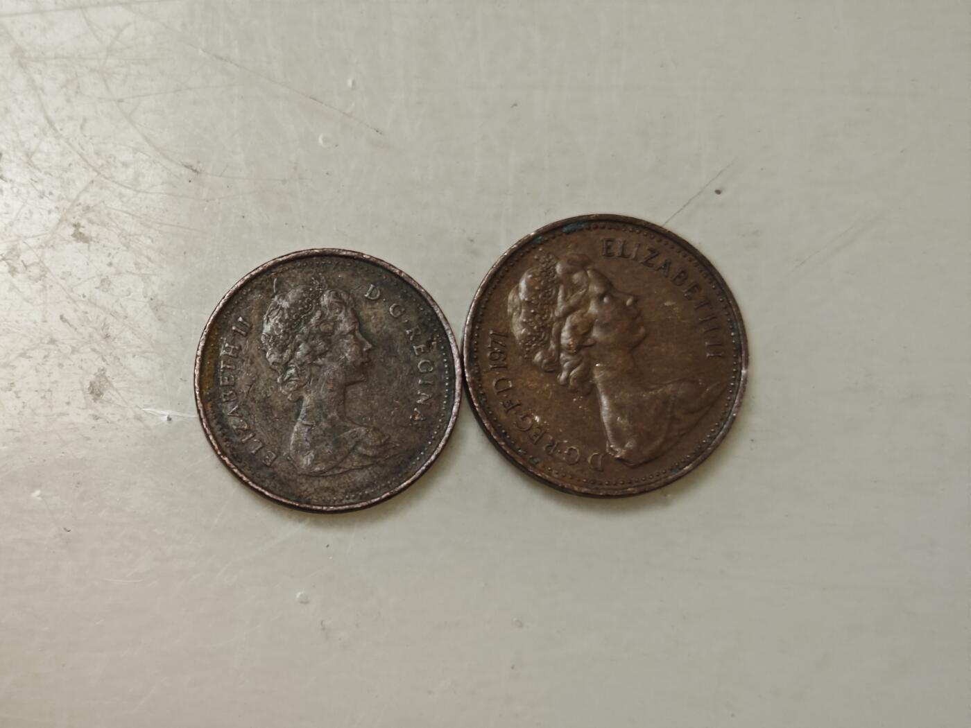 第十九期 英系散币小专场（满五十包邮，可寄存，有佣金） 英系分币两枚