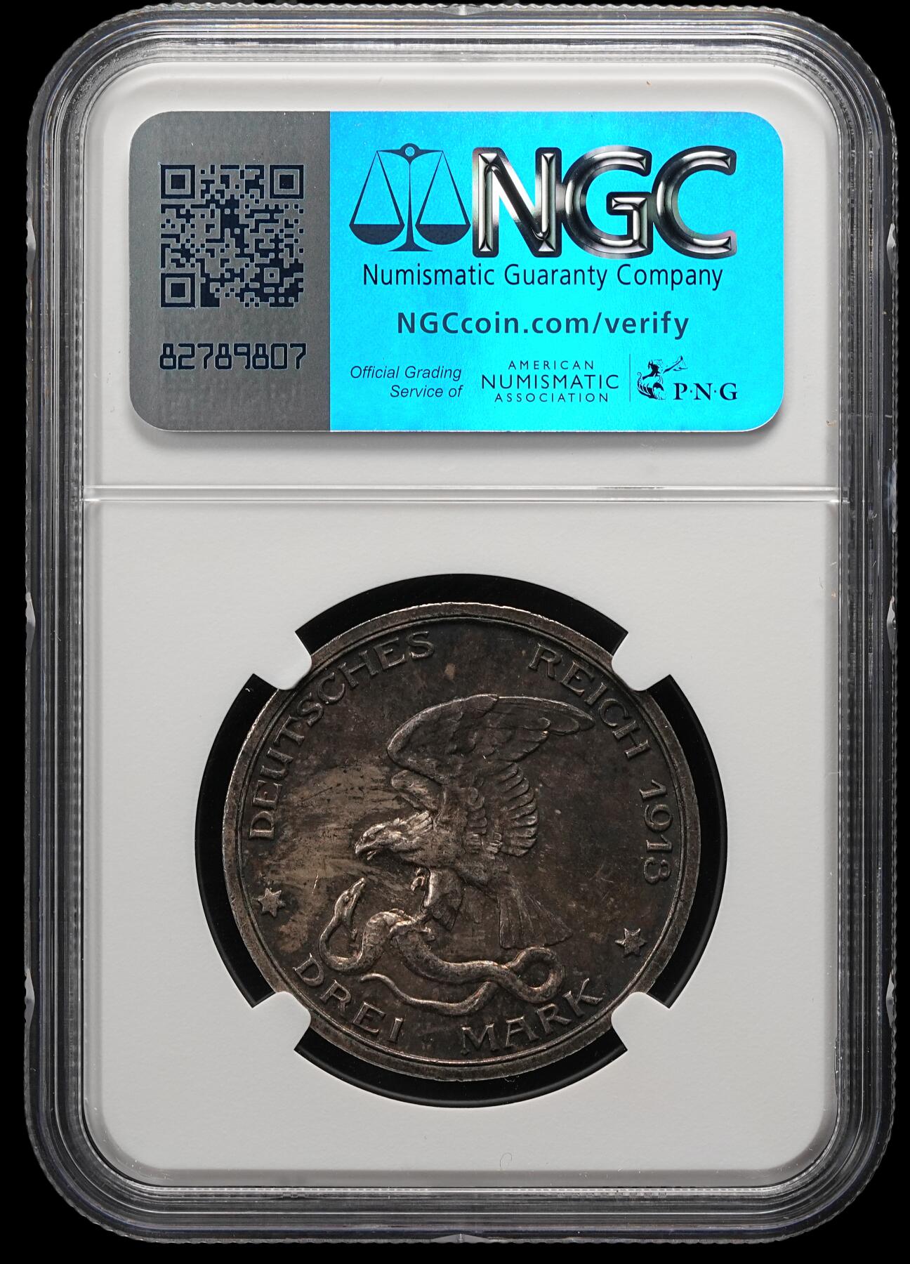 修遠堂世界钱币第五十一期 全场包邮 NGC MS64 1913年普鲁士战胜拿破仑百年纪念3马克银币