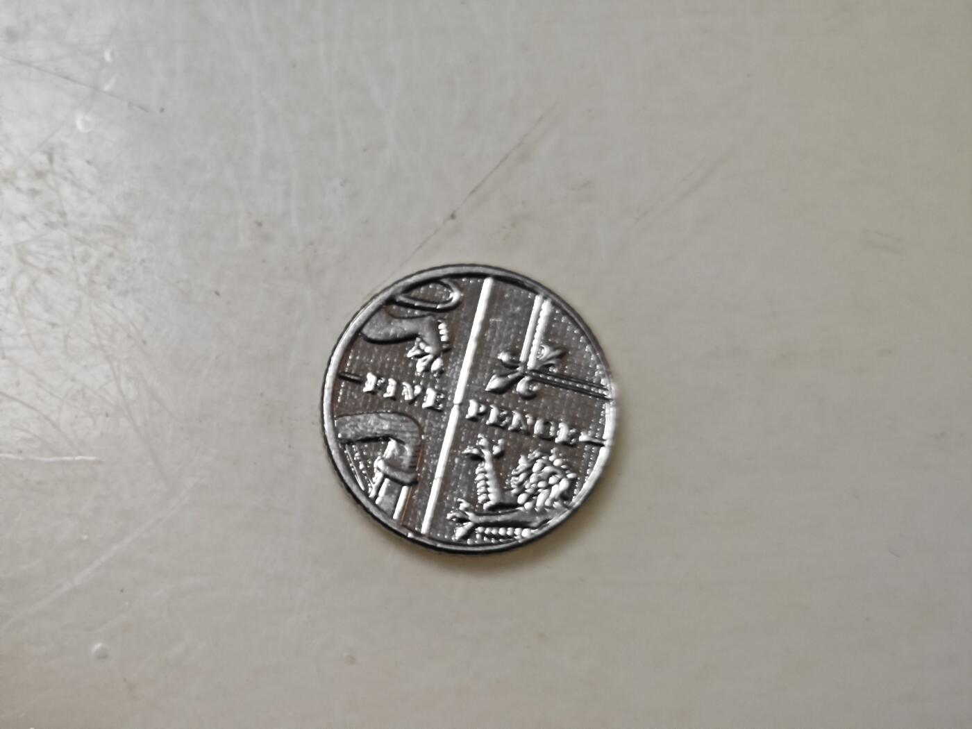 第十九期 英系散币小专场（满五十包邮，可寄存，有佣金） 盾牌五便士