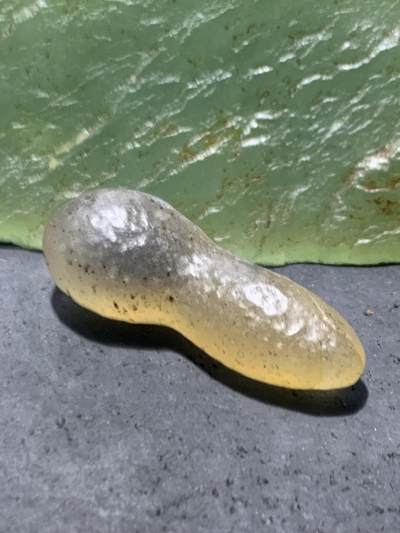 放福利！精美天然戈壁阿拉善黑糖心玛瑙象形蝌蚪原石一颗， - 放福利！精美天然戈壁阿拉善黑糖心玛瑙象形蝌蚪原石一颗，