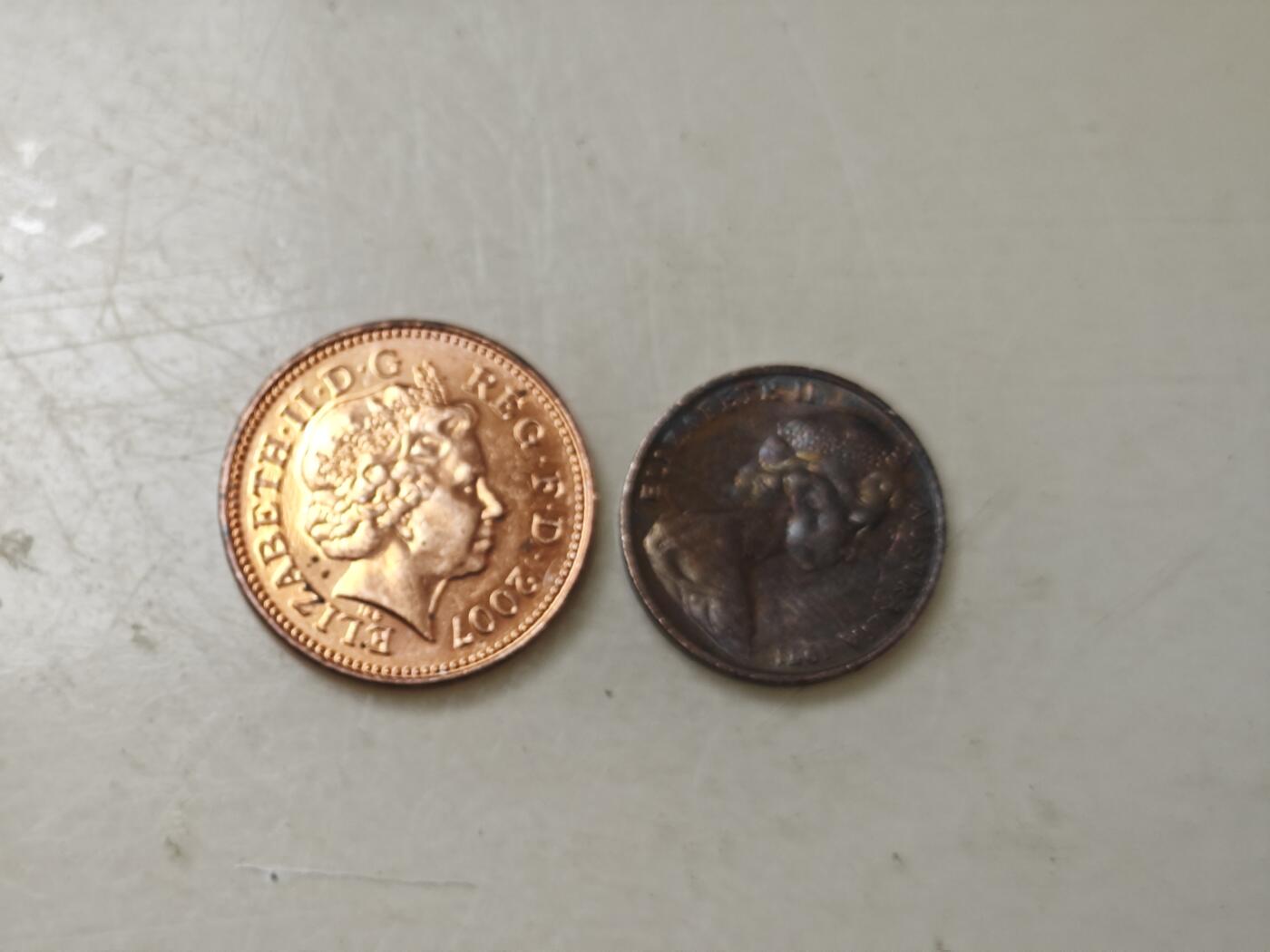 第十九期 英系散币小专场（满五十包邮，可寄存，有佣金） 英系分币两枚