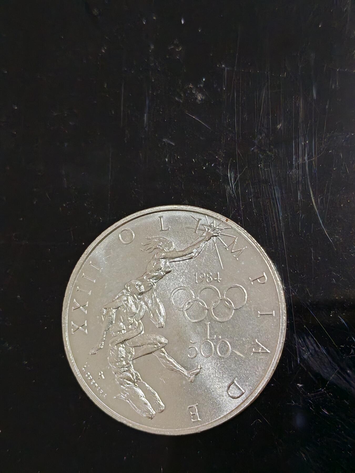 长老汇龙年精选第三十八场拍卖 1984圣马力诺奥运500里拉银币
