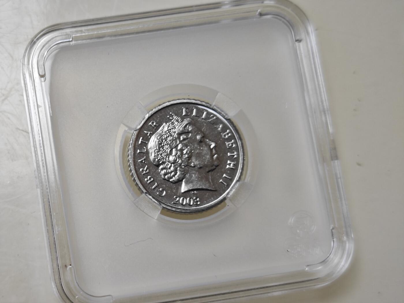 第十九期 英系散币小专场（满五十包邮，可寄存，有佣金） 直布罗陀五便士