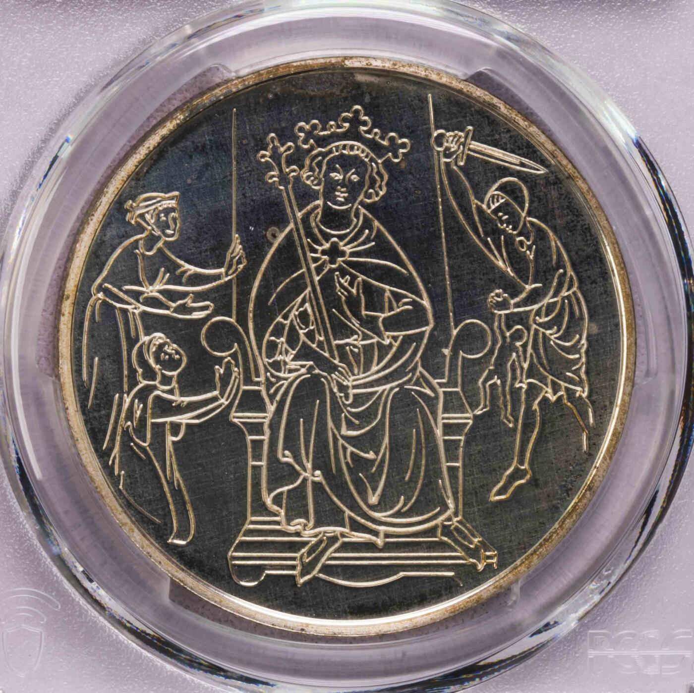 PCGS-PR66DCAM 1995以色列圣经故事大银币