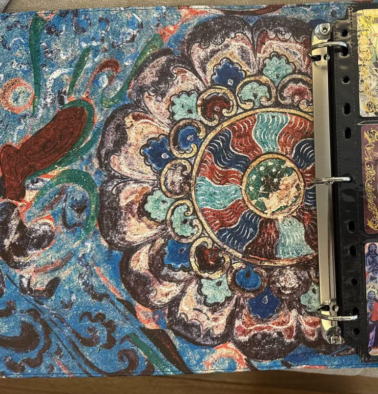 水之都 小王子精品卡牌拍卖第五场  敦煌遗藏第二弹 九宫皮质大卡册 送卡页