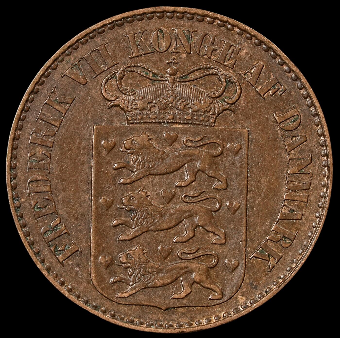 修遠堂世界钱币第五十一期 全场包邮 1859年丹属西印度1分铜币