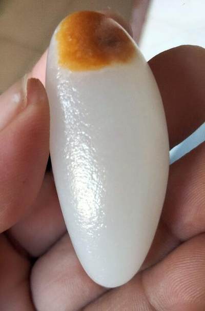 和田玉原石，重量35 g，尺寸，55×22×20mm ， - 和田玉原石，重量35 g，尺寸，55×22×20mm ，