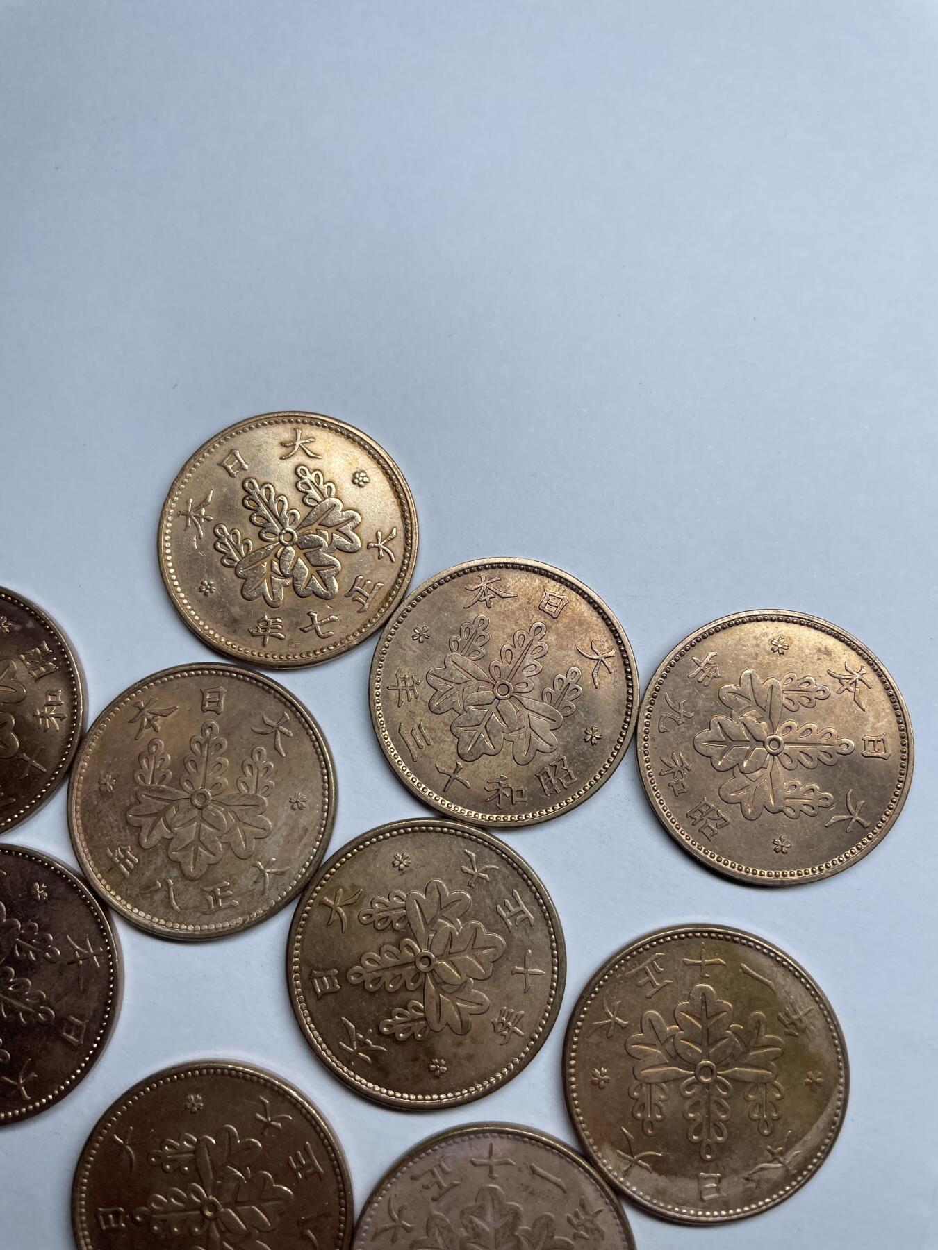每日一拍，2024年集古藏今外币拍卖第十九期-第7场—（总第187拍），可以寄存60天，满160元包邮。 桐叶一钱十枚01