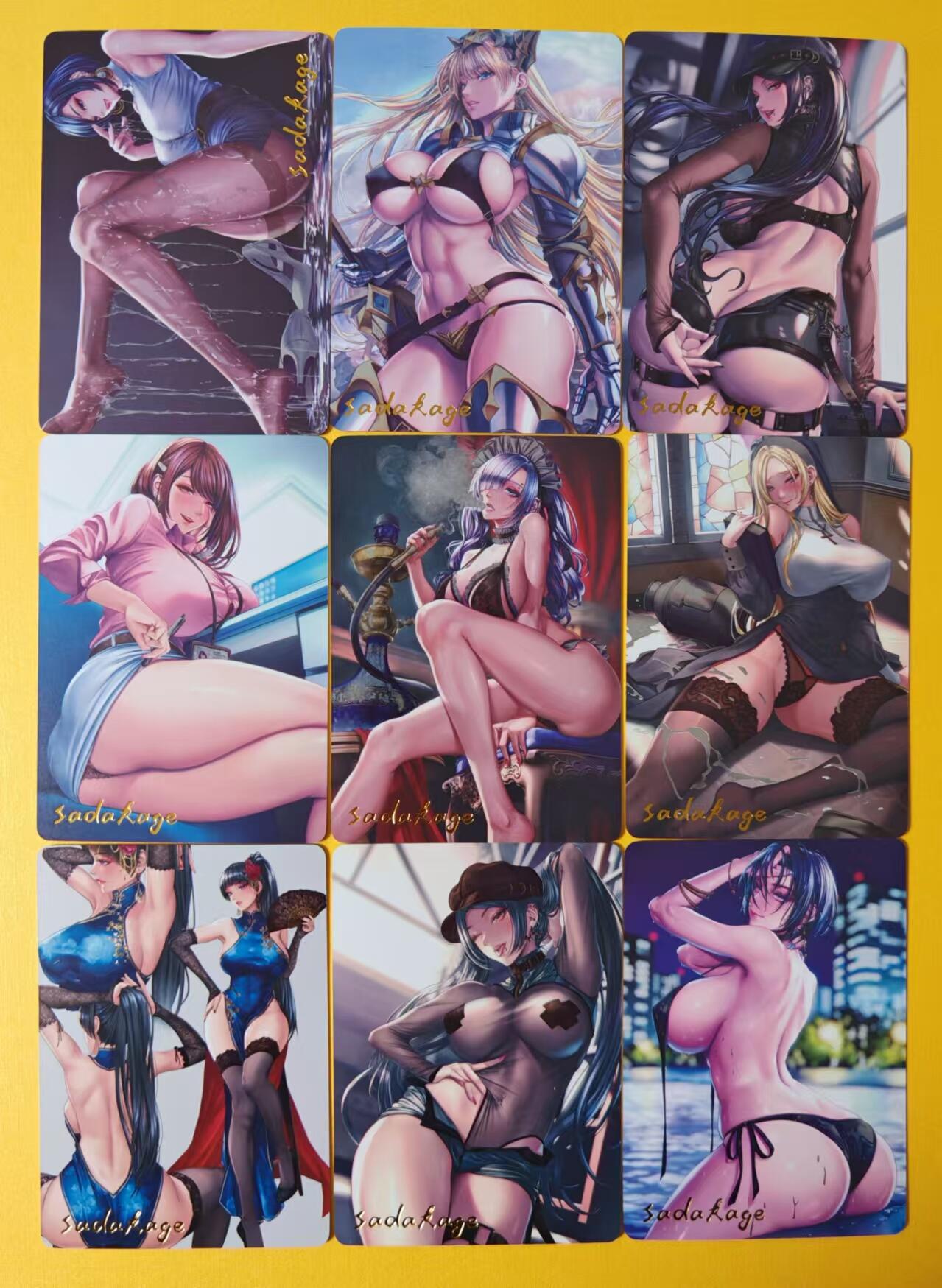 趣卡卡拍No.1期 燎原卡牌-acg同人-金彩9张