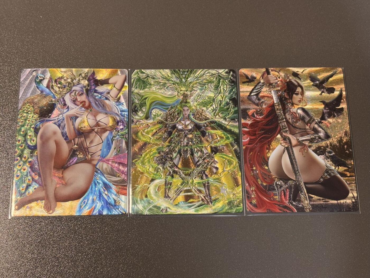 水之都 小王子精品卡牌拍卖第五场  卡玩帕克 魂姬三国炫光卡 刘备姬➕徐盛姬➕曹节姬