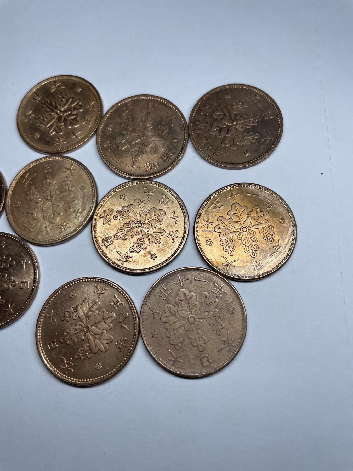 每日一拍，2024年集古藏今外币拍卖第十九期-第7场—（总第187拍），可以寄存60天，满160元包邮。 桐叶一钱十枚01