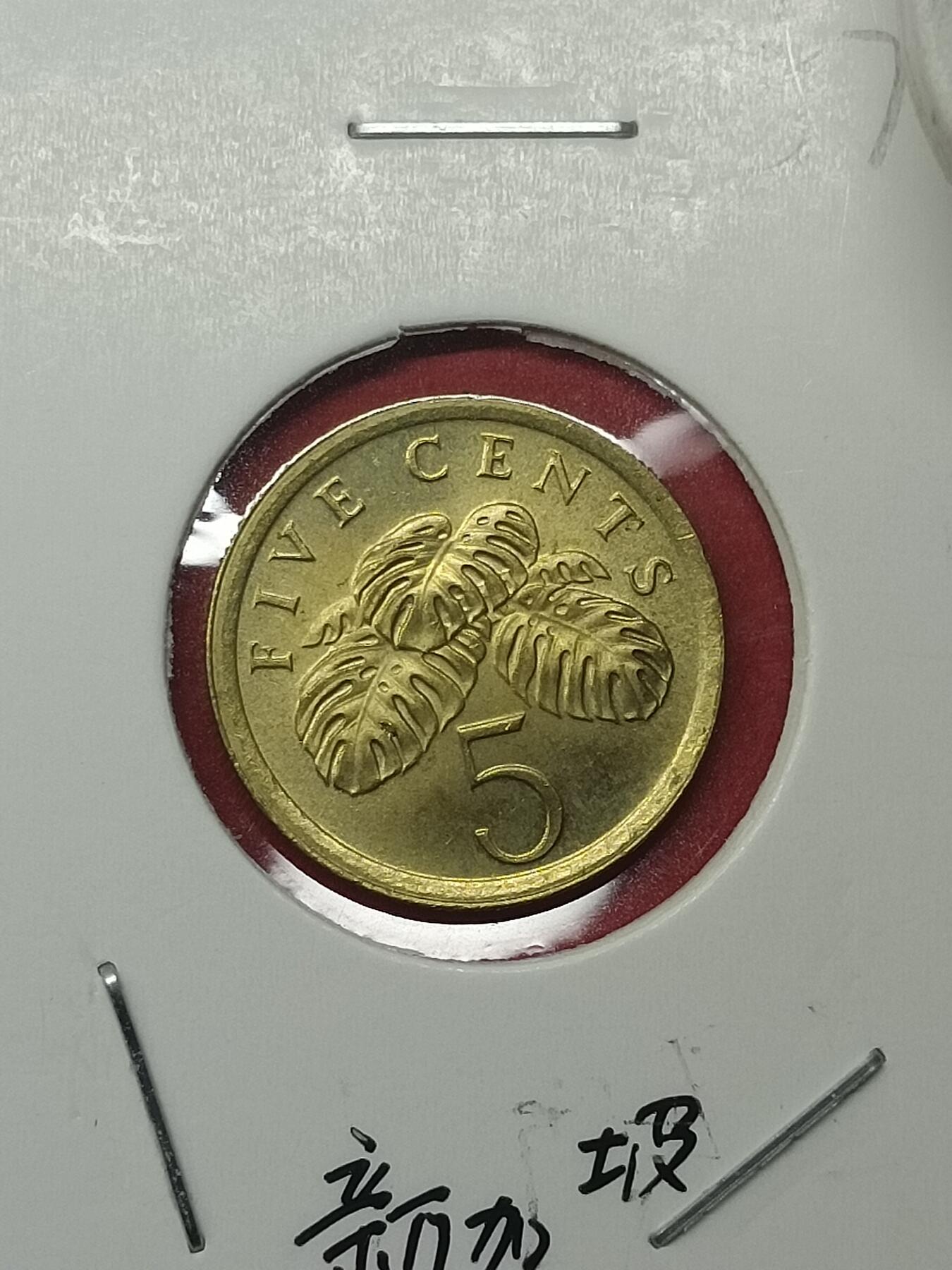 吉祥压岁钱外国硬币第39场 新加坡硬币1989