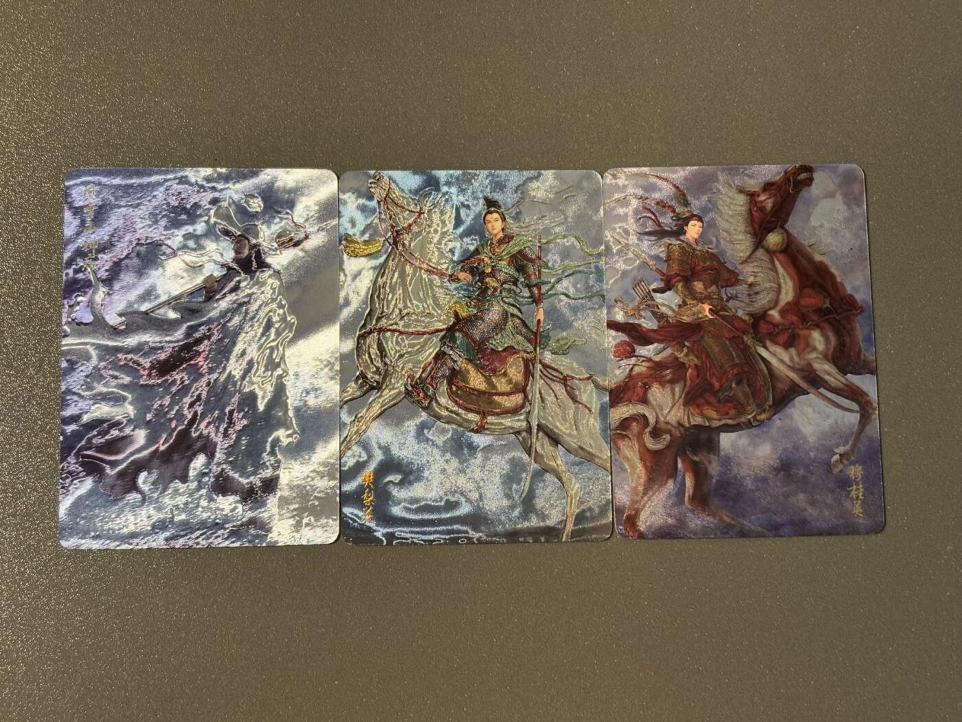 水之都 小王子精品卡牌拍卖第五场  燎原水浒第三弹特卡 林冲➕穆桂英➕樊梨花 光耀