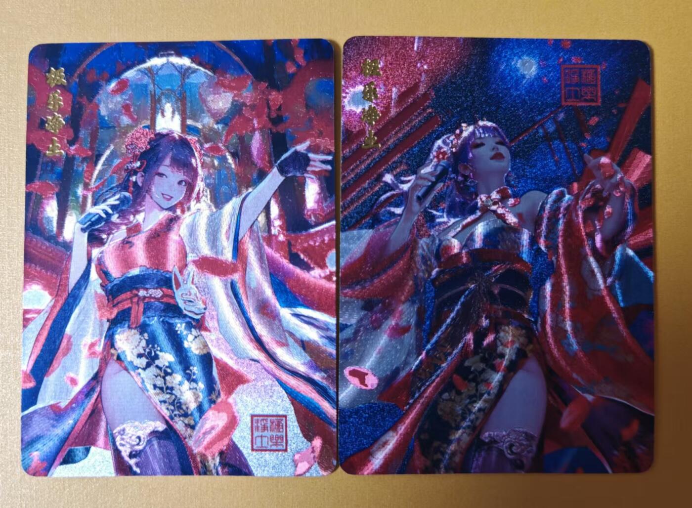 趣卡卡拍No.1期 【粗闪特卡】百里卡牌-二次元极乐净土1粗闪1张+二次元极乐净土2粗闪1张