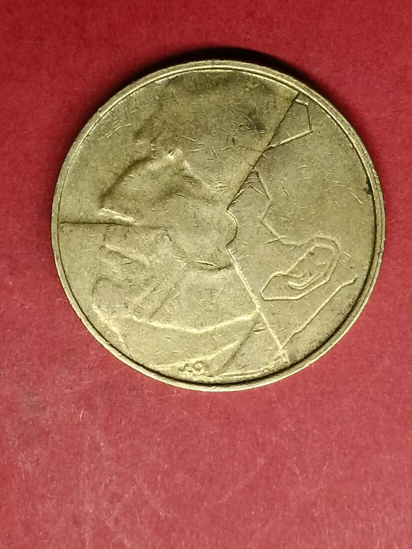 吉祥压岁钱外国硬币第40场 比利时硬币1988