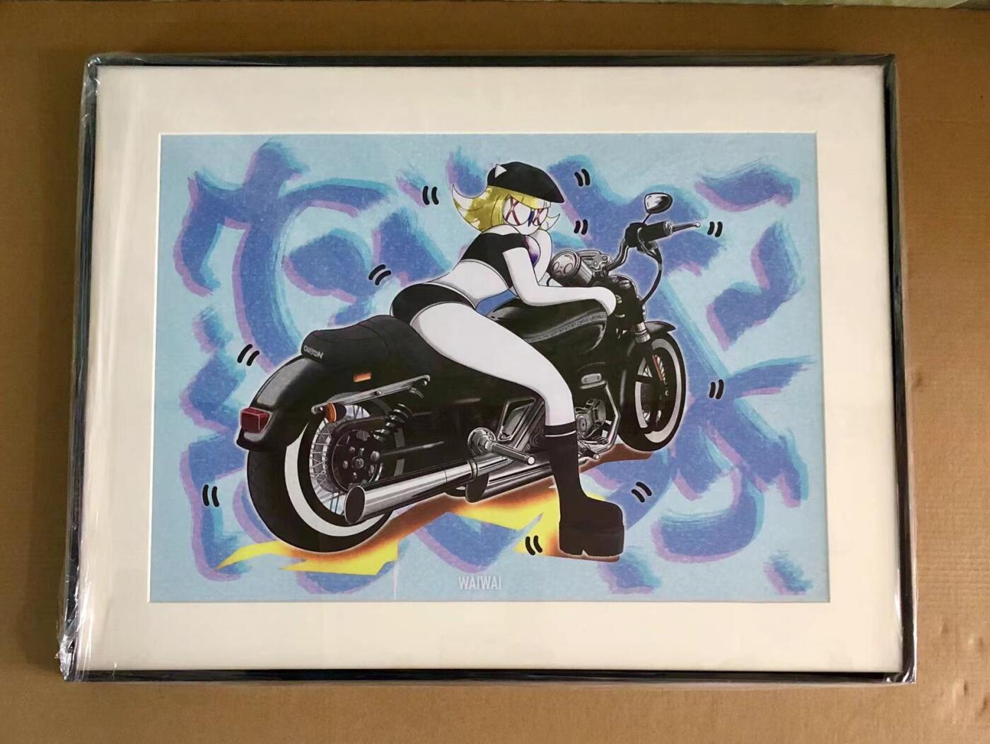 零元拍：OWSON GAGA 系列作品装饰画，已做装裱 合金相框尺寸40X52CM。因展品出展，镜框或亚克力可能有轻微划痕，介意勿拍