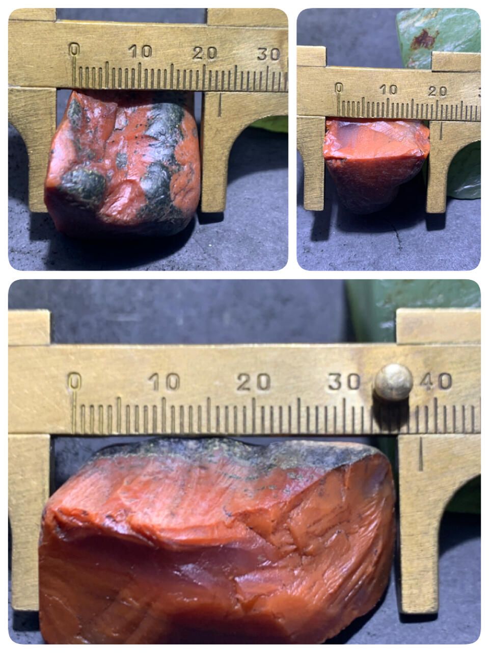 精美原皮柿子红飘紫罗兰南红玛瑙原石一颗