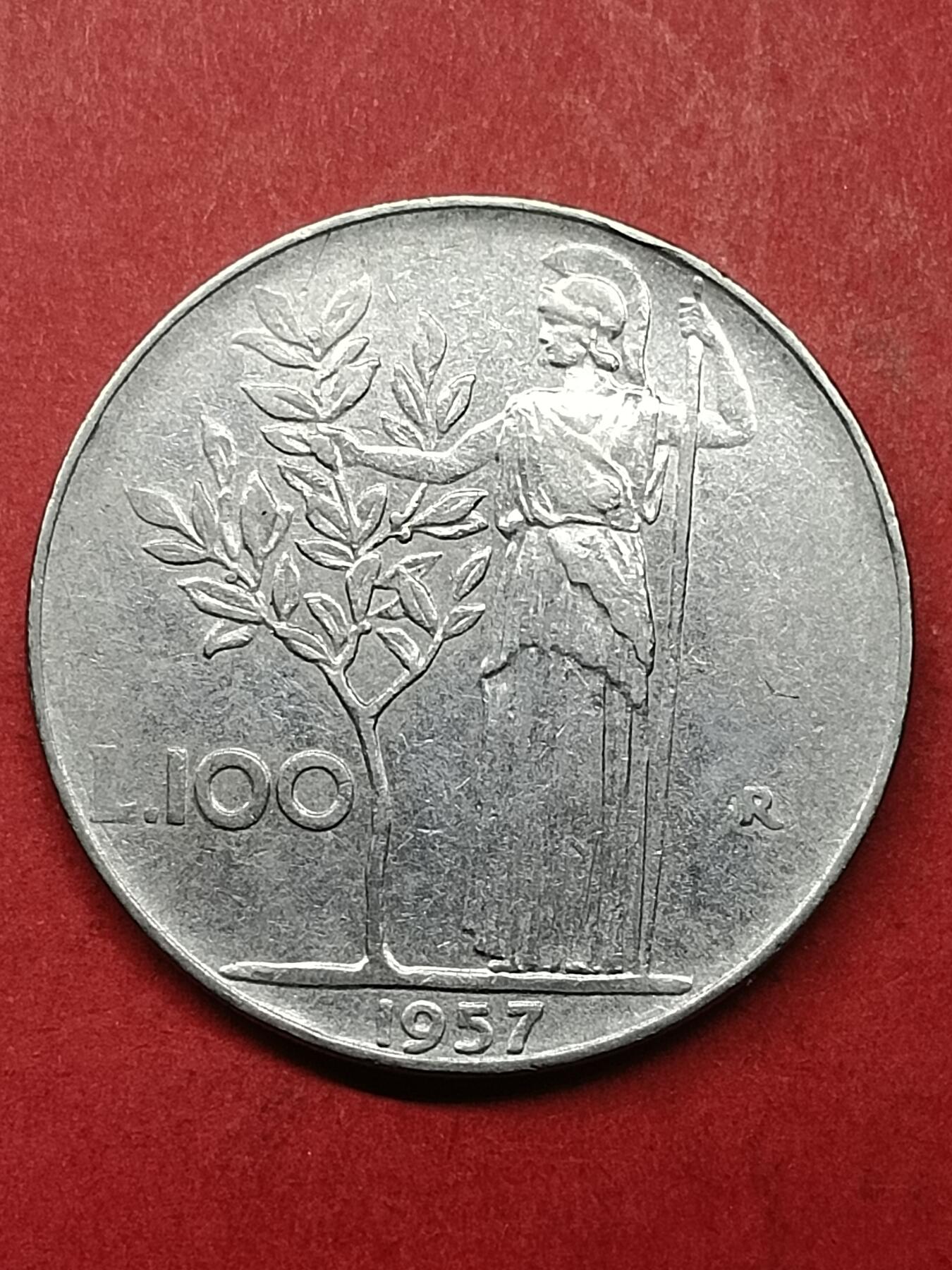 吉祥压岁钱外国硬币第40场 意大利硬币1957