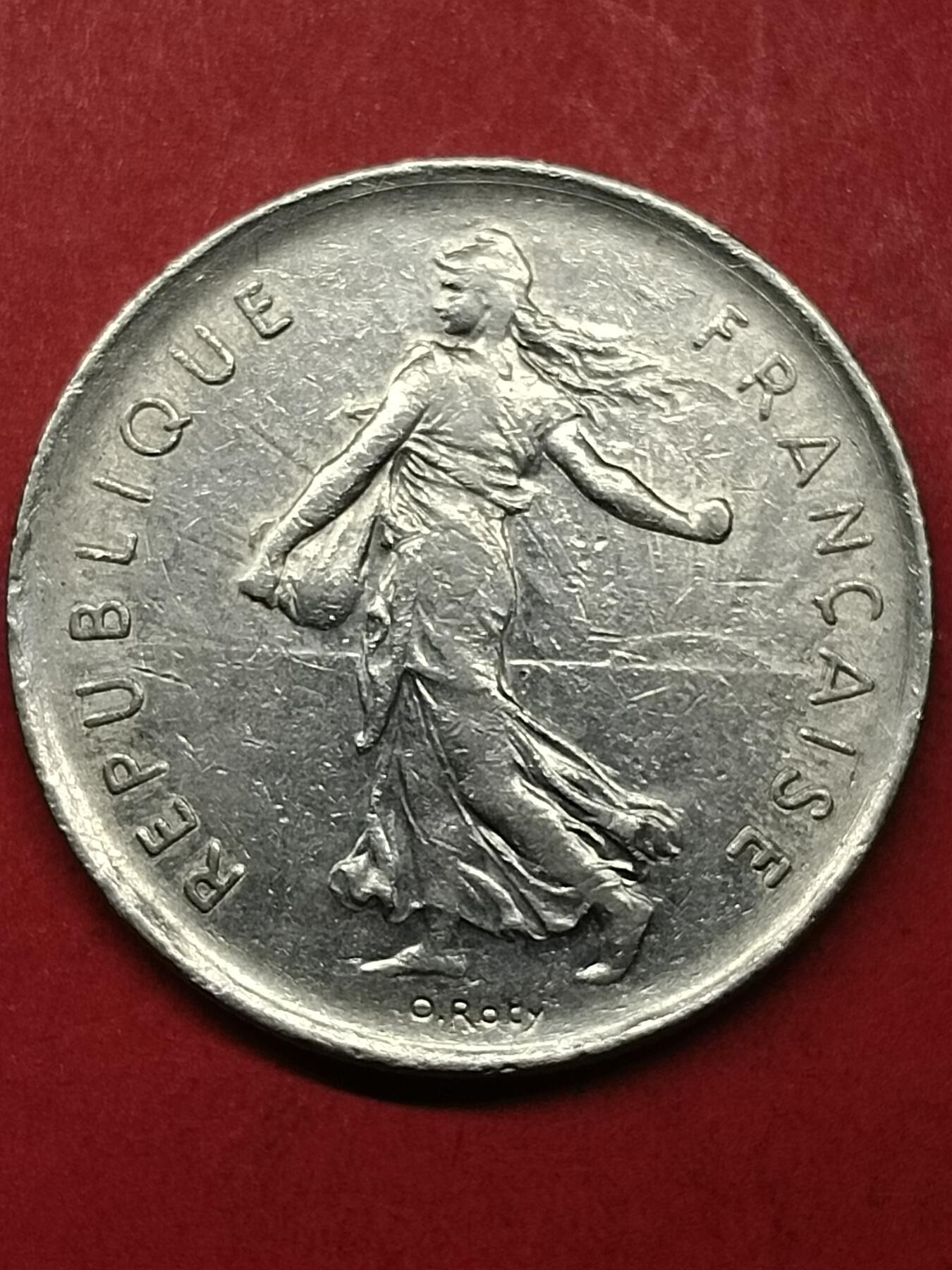 吉祥压岁钱外国硬币第40场 法国硬币1971