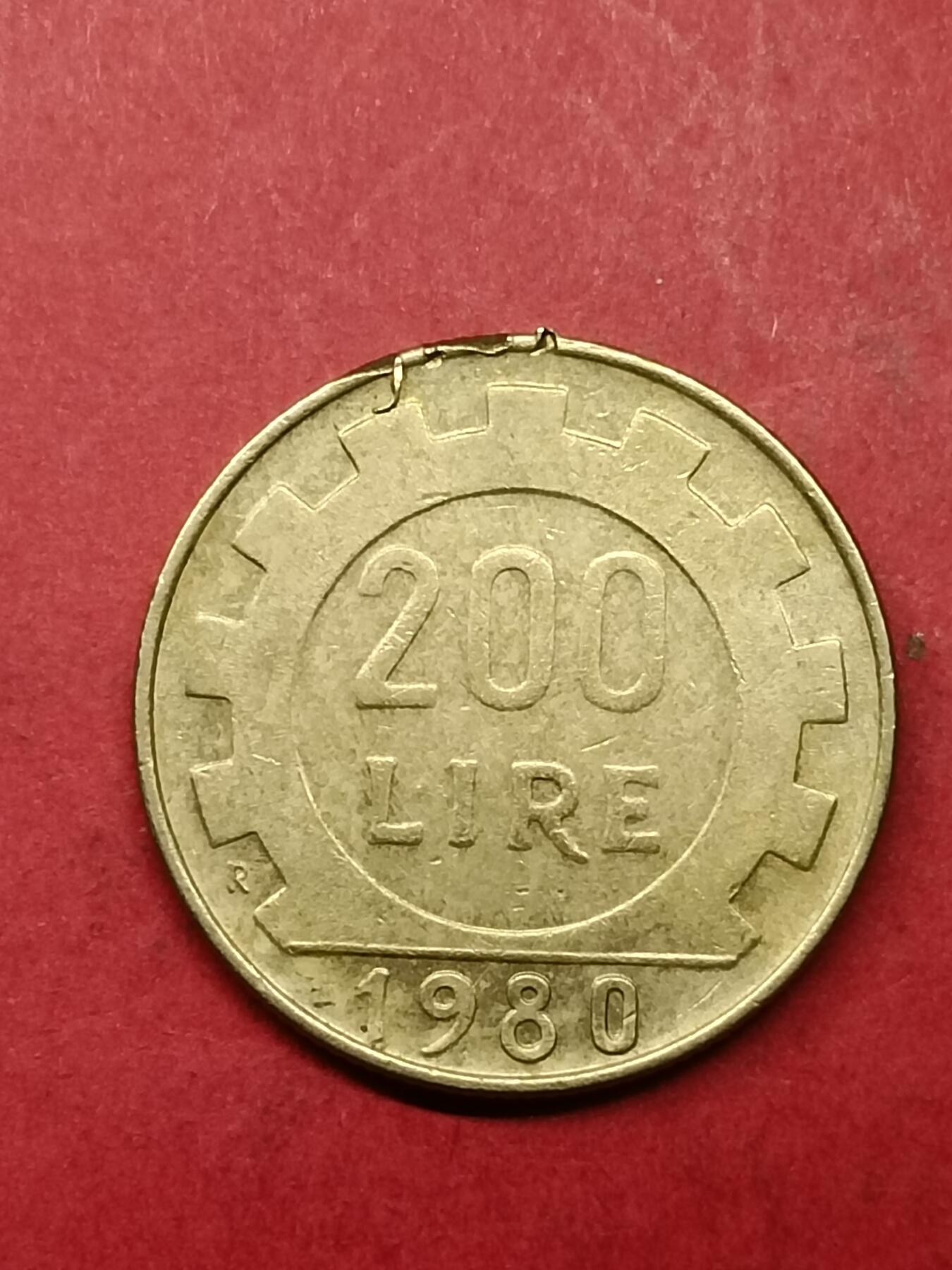 吉祥压岁钱外国硬币第40场 意大利硬币1980