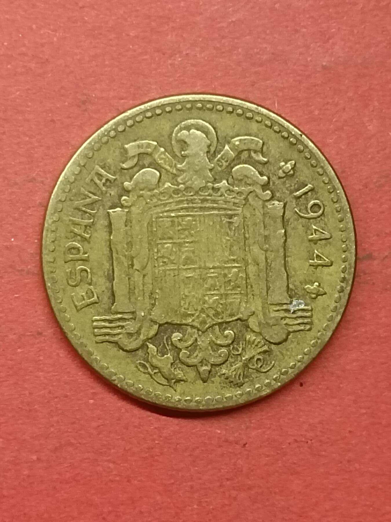 吉祥压岁钱外国硬币第41场 西班牙硬币1944