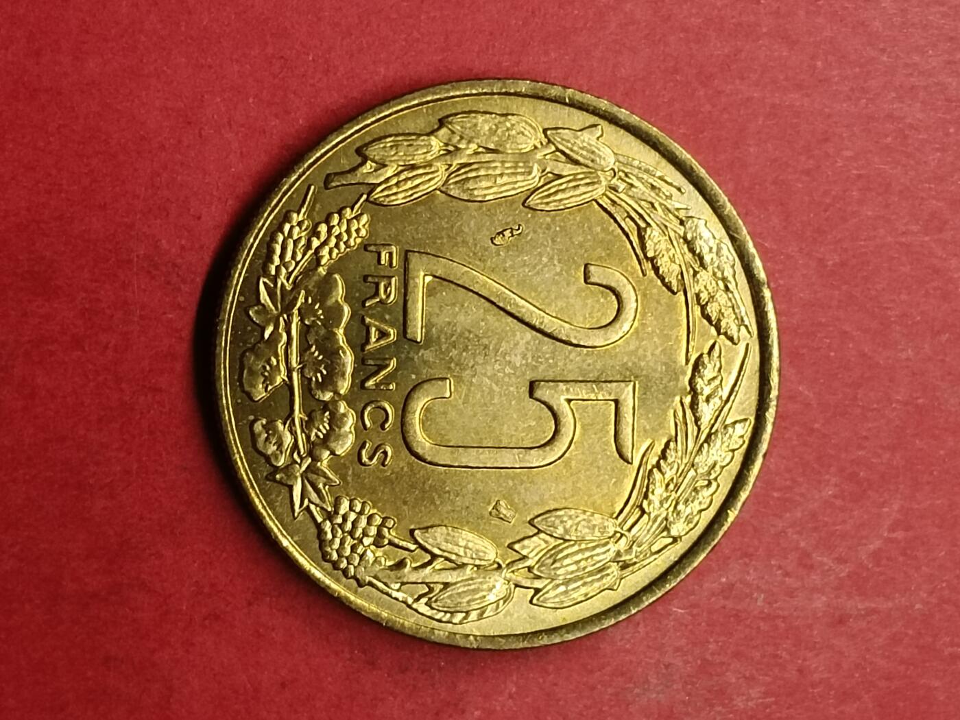 吉祥压岁钱外国硬币第40场 中非硬币1996