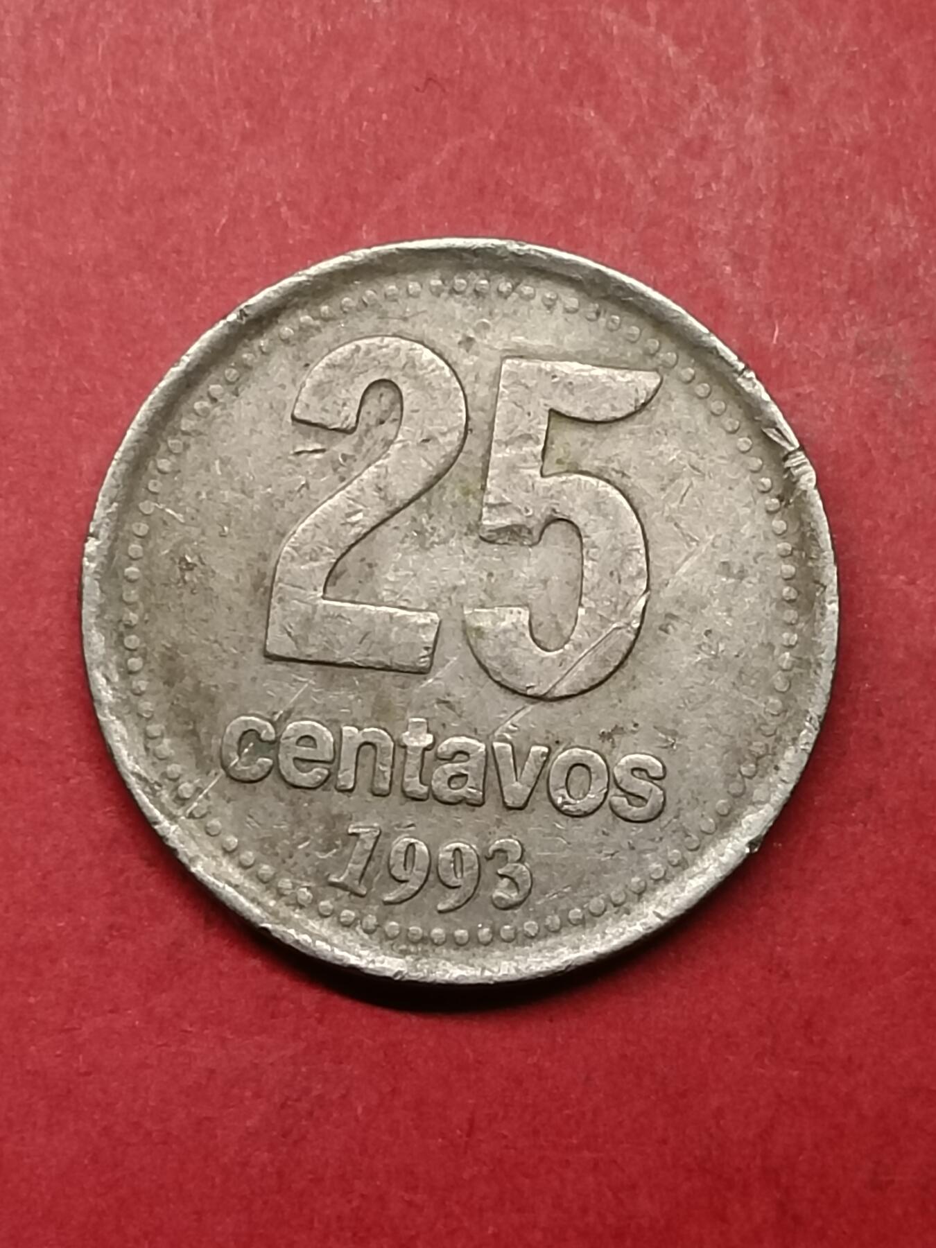 吉祥压岁钱外国硬币第40场 阿根廷硬币1993