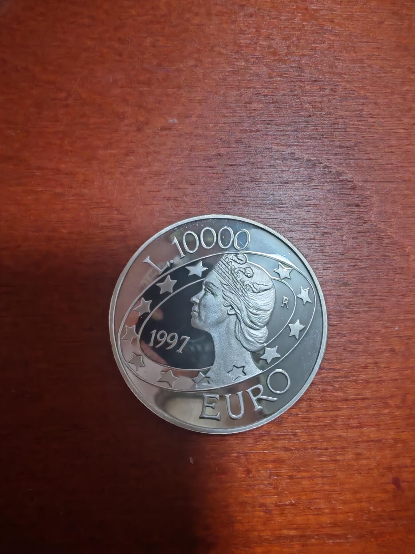 长老汇龙年精选第三十九场拍卖 1997圣马力诺欧元10000里拉精制银币