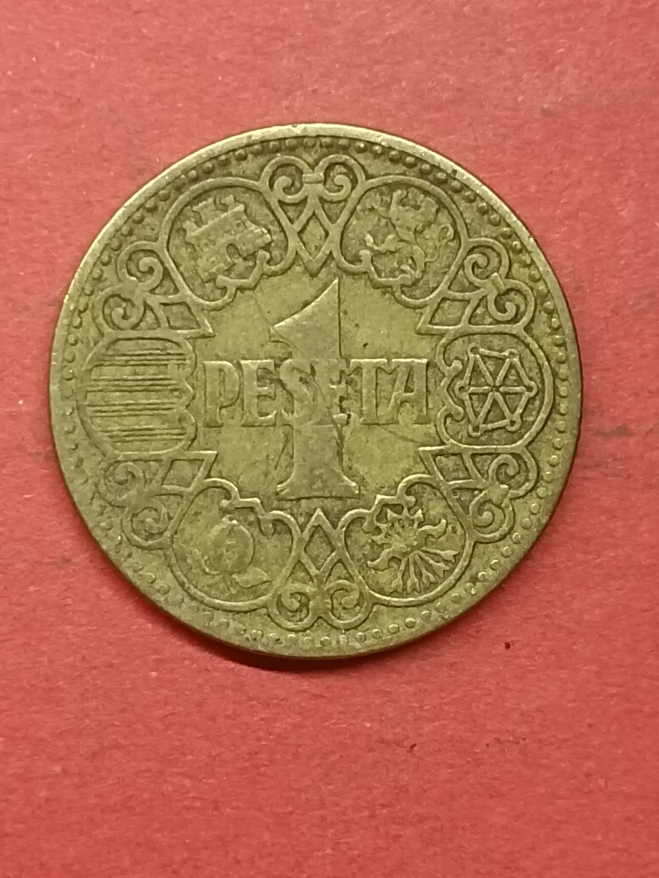 吉祥压岁钱外国硬币第41场 西班牙硬币1944