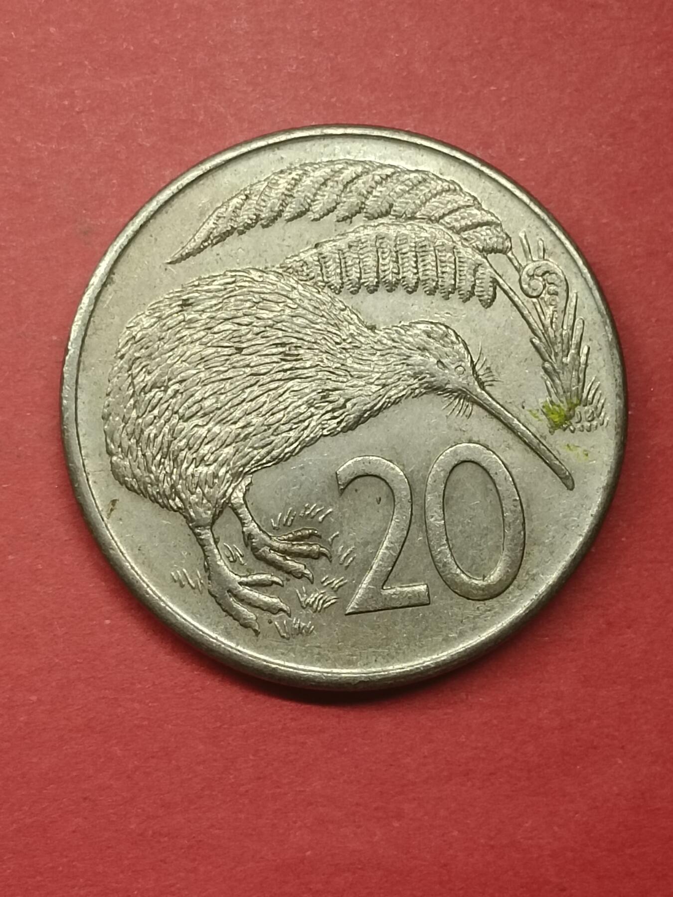 吉祥压岁钱外国硬币第41场 新西兰硬币1980