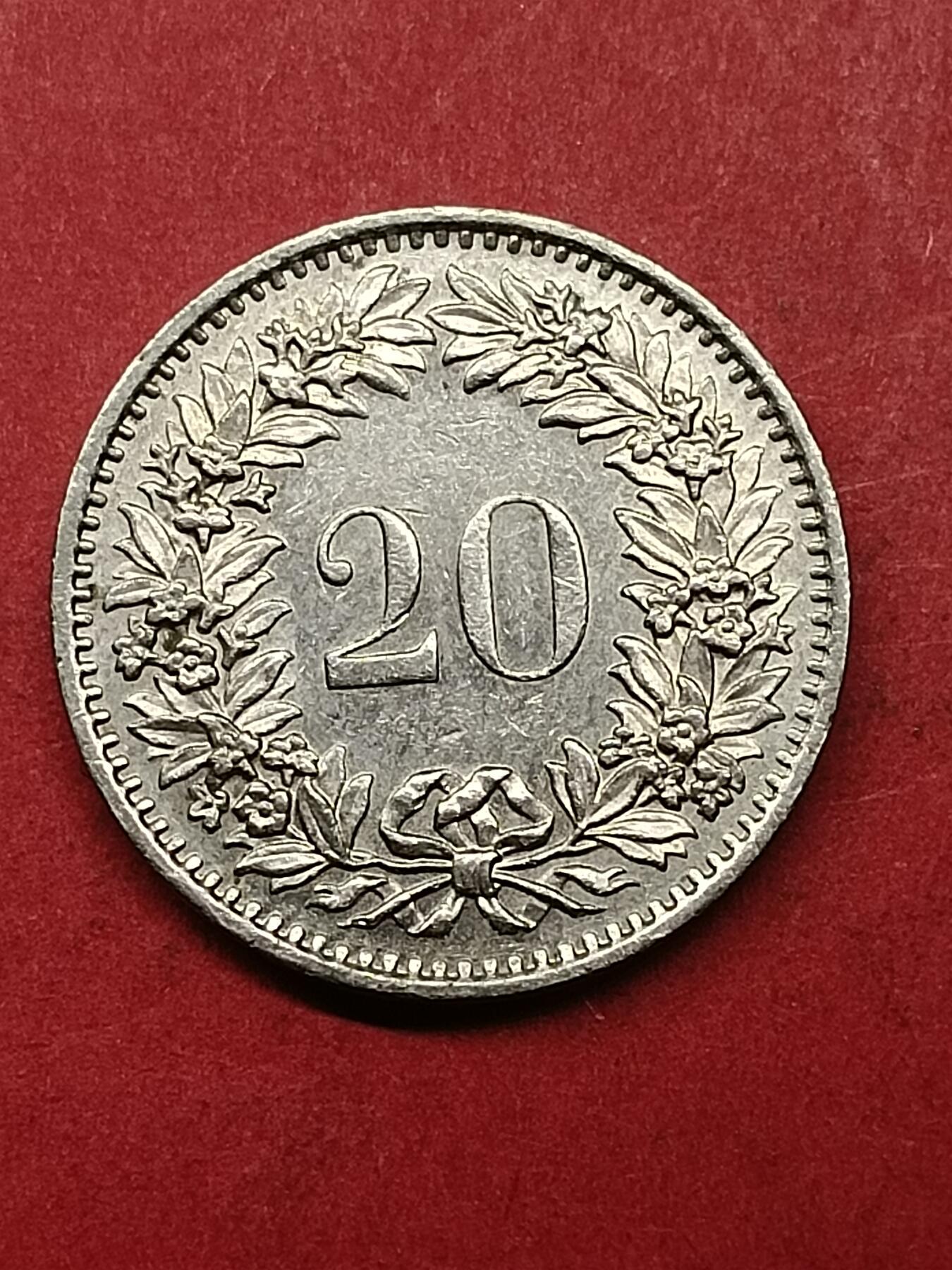 吉祥压岁钱外国硬币第40场 瑞士硬币1979