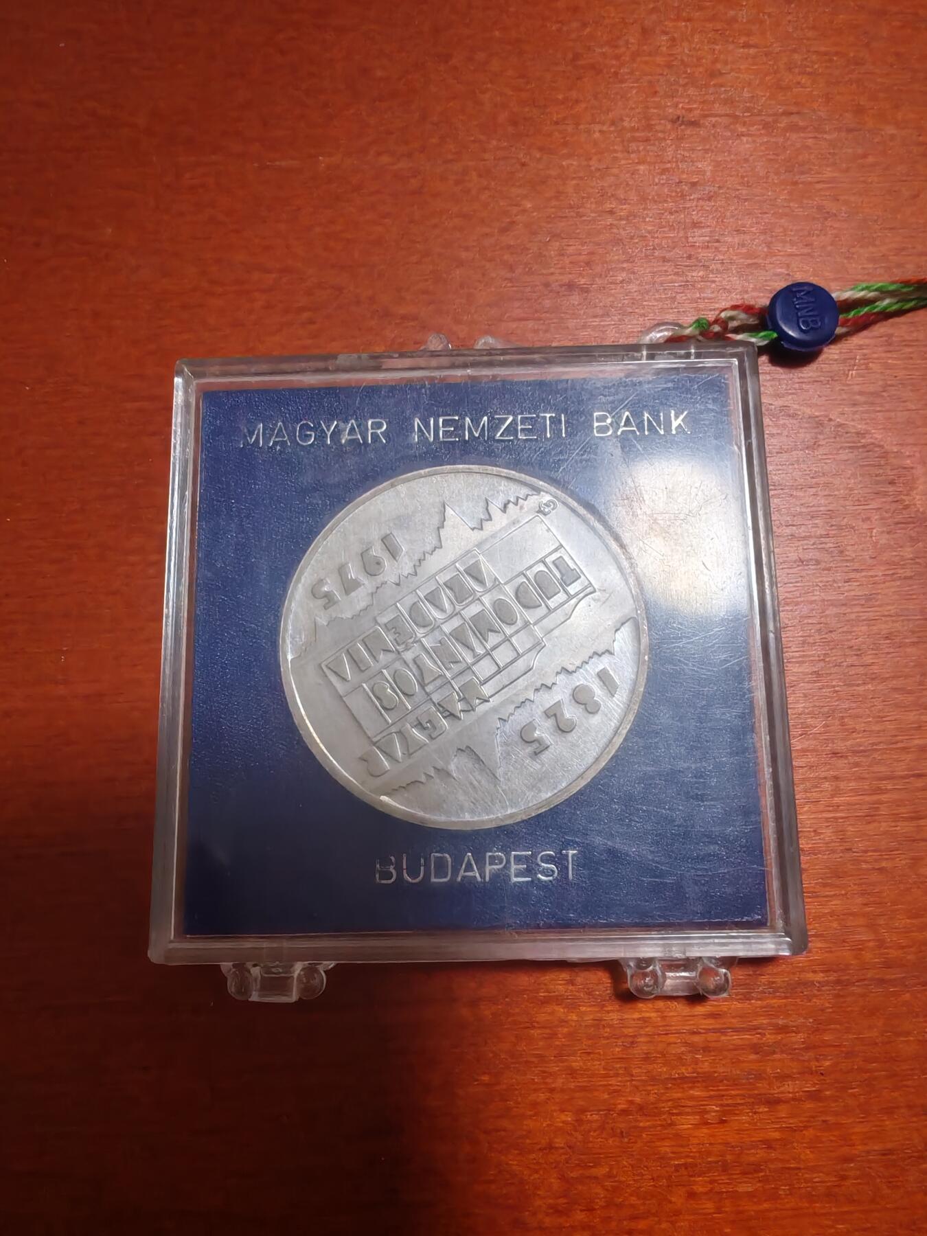 长老汇龙年精选第三十九场拍卖 1975匈牙利科学院150周年200弗林特精制银币，原盒未拆
