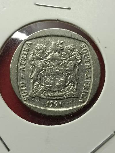 吉祥压岁钱外国硬币第42场 南非硬币1991
