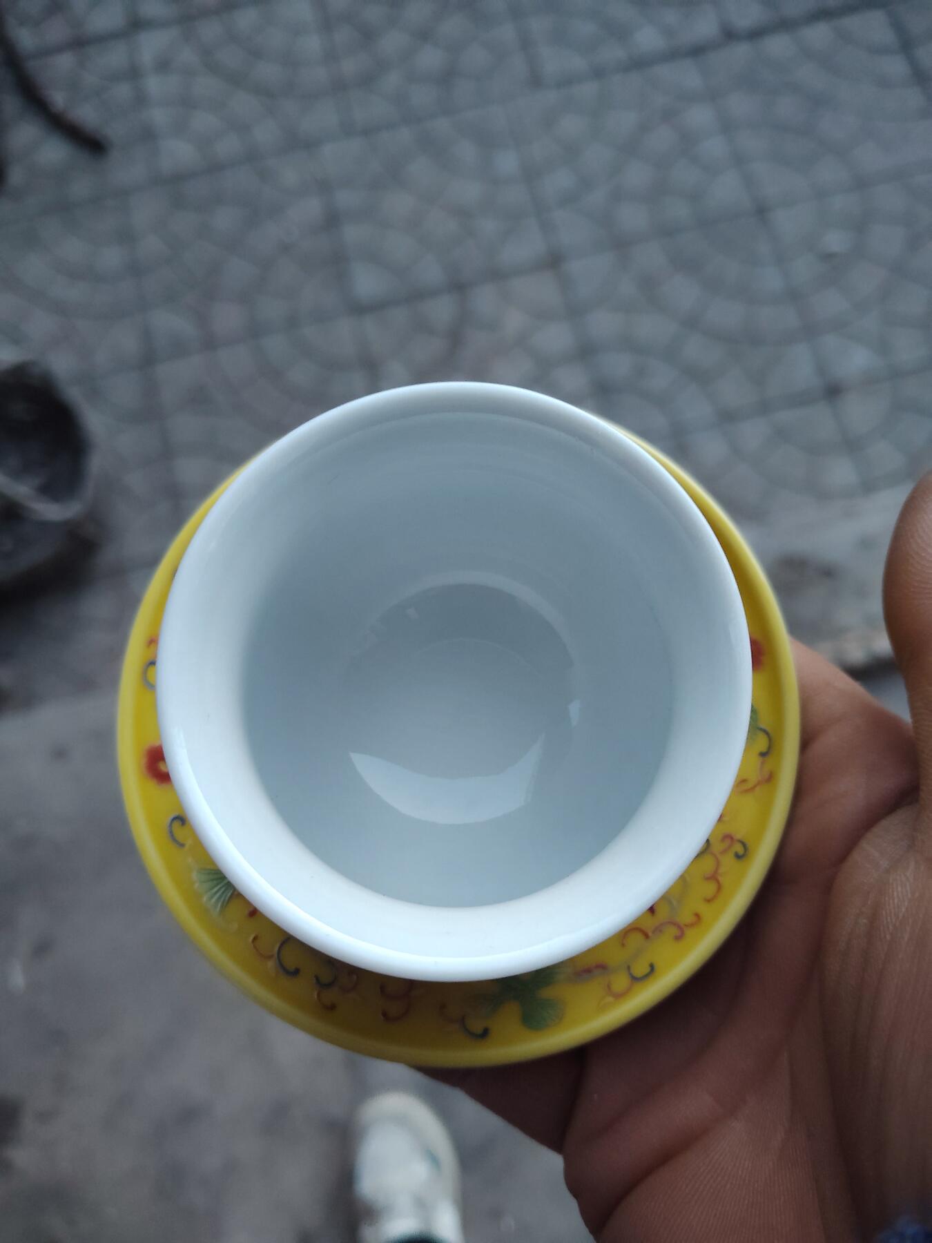 瓷器茶具专场 珐琅彩杯托一套