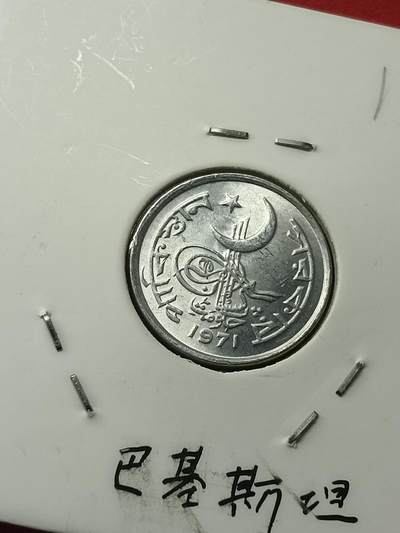 吉祥压岁钱外国硬币第42场 巴基斯坦硬币1971