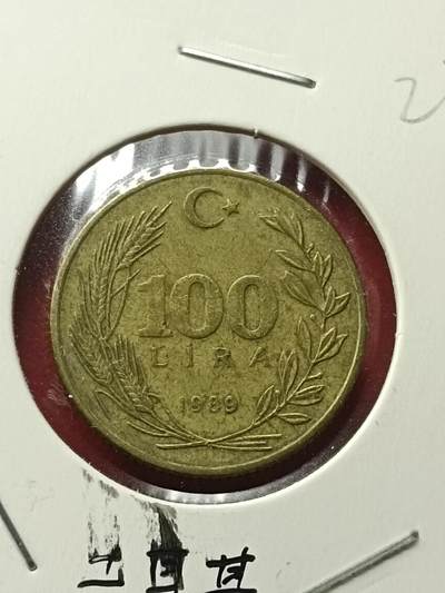 吉祥压岁钱外国硬币第42场 土耳其硬币1989