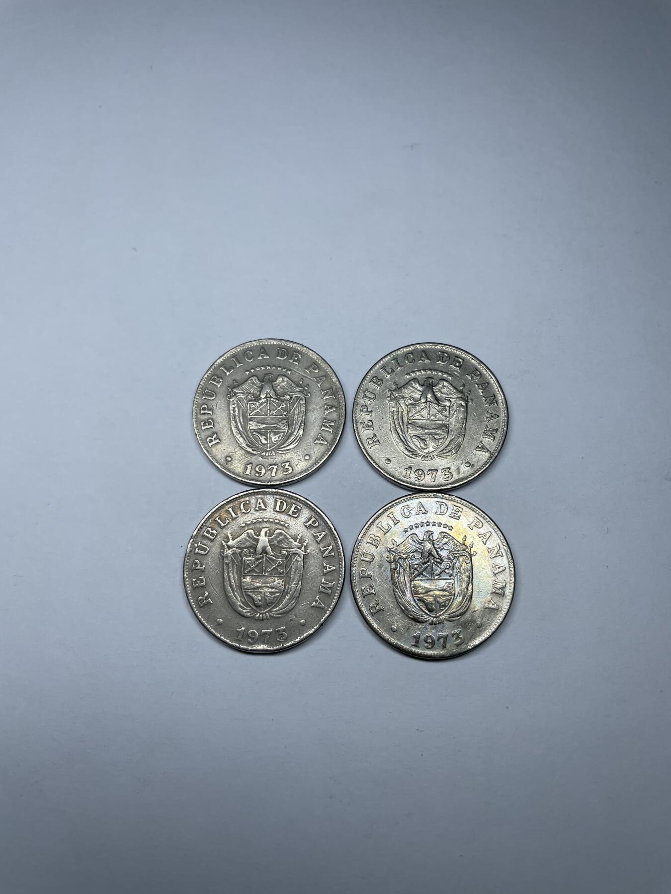 每日一拍，2024年集古藏今外币拍卖第十九期-第8场—（总第188拍），可以寄存60天，满160元包邮。 1973年巴拿马5分4枚