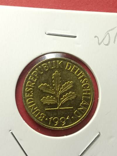 吉祥压岁钱外国硬币第42场 德国硬币1991